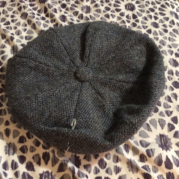 GLEN APPIN OF SCOTLAND HARRIS TWEED WOOL COUNTRY FLAT CAP - Picture 6 of 6